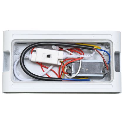 LED Екстериорен аплик BRICK 2xLED/6W/230V 3000/4000/6500K IP65 бял