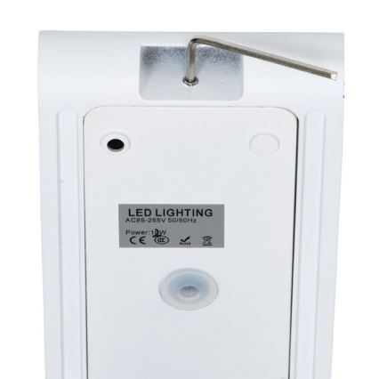 LED Екстериорен аплик BRICK 2xLED/6W/230V 3000/4000/6500K IP65 бял