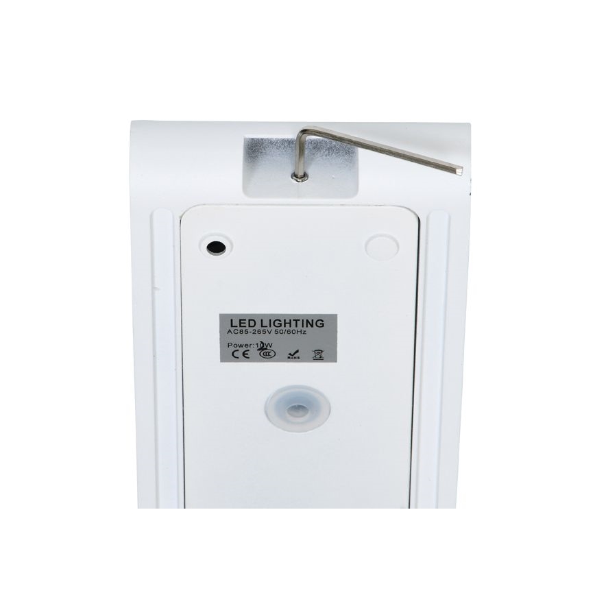 LED Екстериорен аплик BRICK 2xLED/6W/230V 3000/4000/6500K IP65 бял