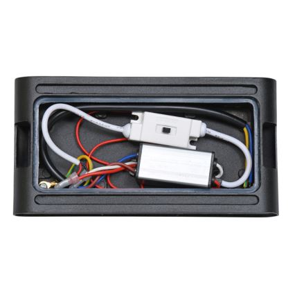 LED Екстериорен аплик BRICK 2xLED/6W/230V 3000/4000/6500K IP65 черен