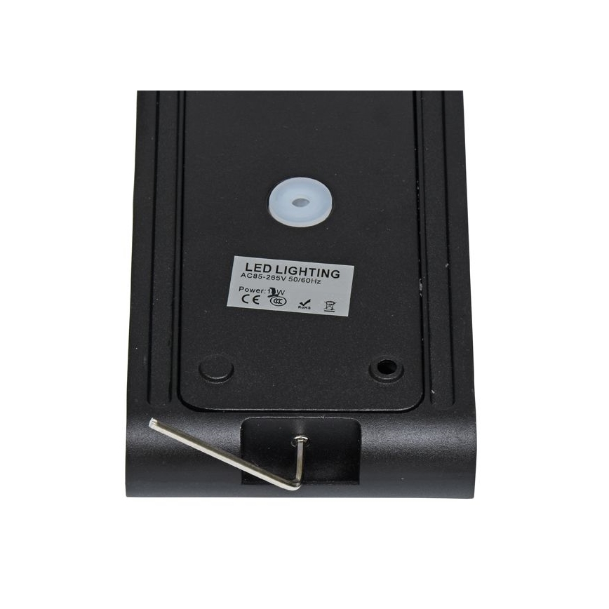 LED Екстериорен аплик BRICK 2xLED/6W/230V 3000/4000/6500K IP65 черен