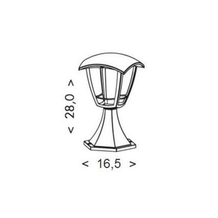 LED Екстериорна лампа LED/8W/230V IP44