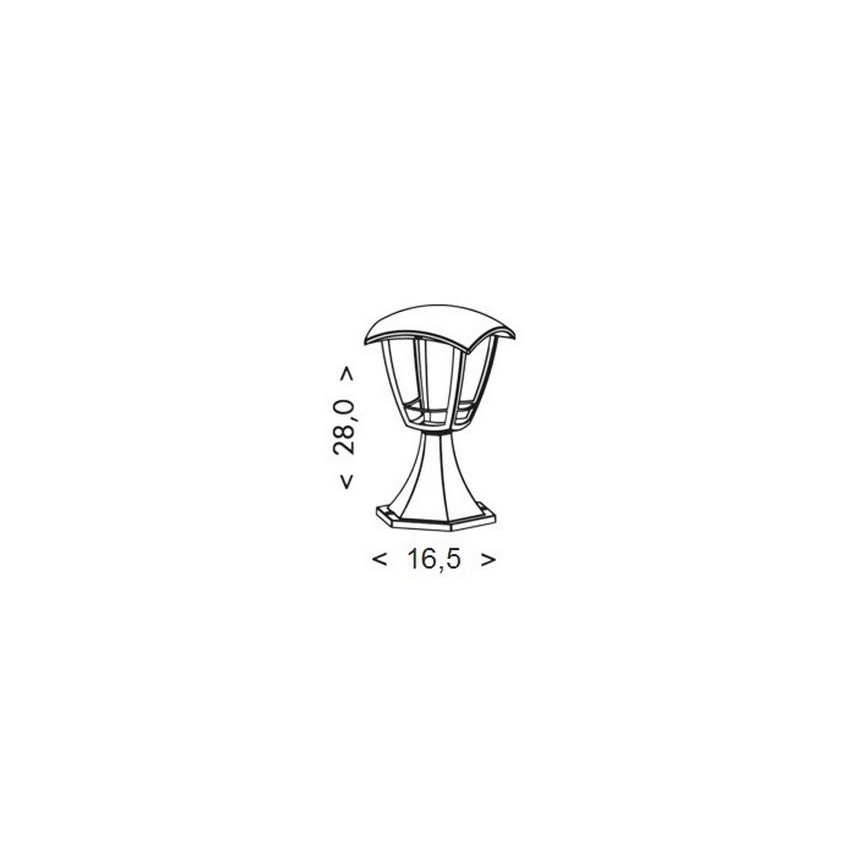 LED Екстериорна лампа LED/8W/230V IP44