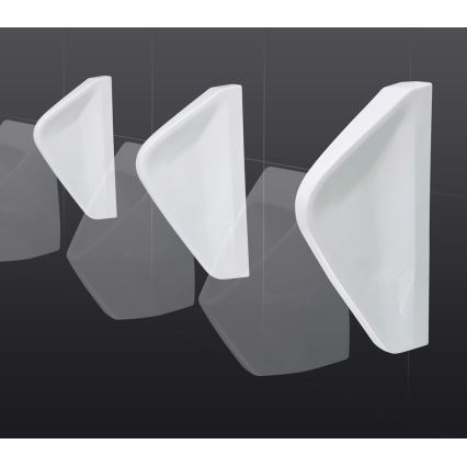 EcoStep 33001 - Разделителна преграда за писоар 57,5x36 см керамика/бяла