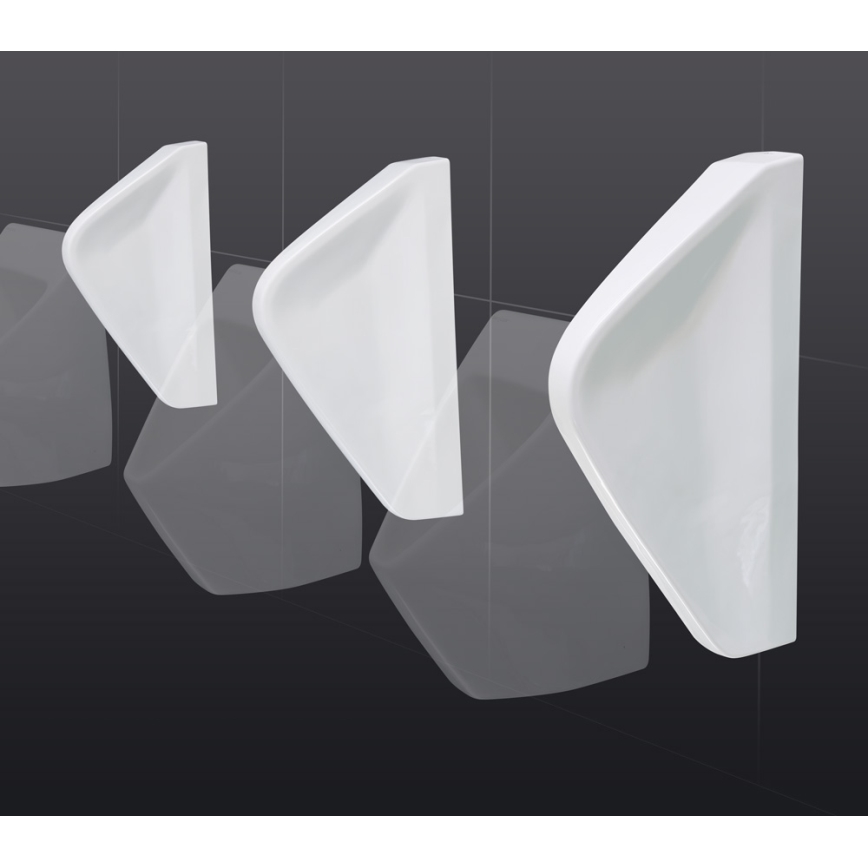 EcoStep 33001 - Разделителна преграда за писоар 57,5x36 см керамика/бяла