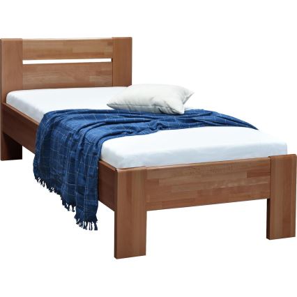 Едноспално легло AMBER 90x200 cm, цвят слива