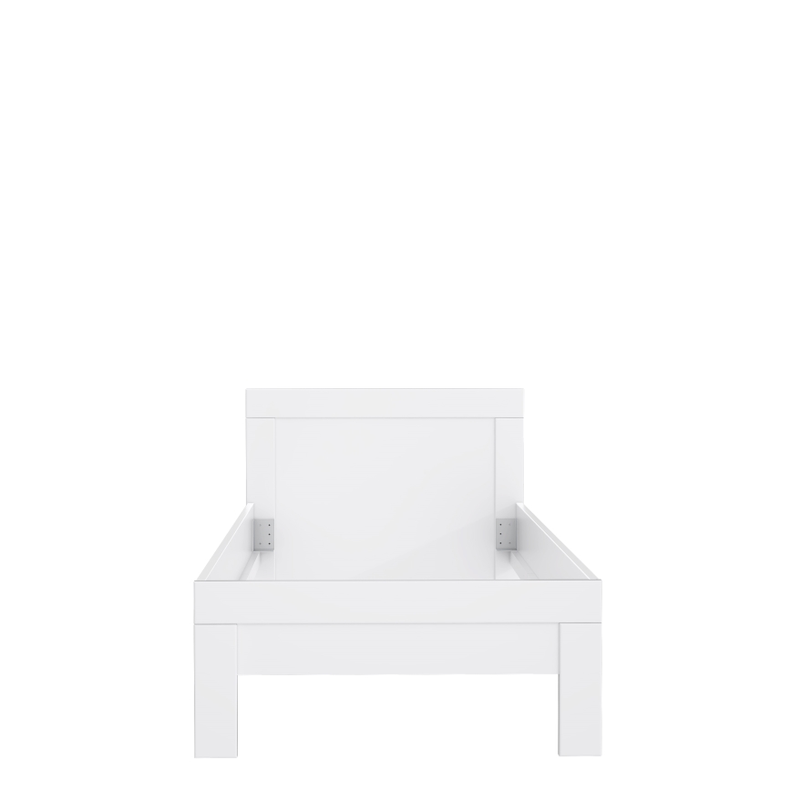 Едноспално легло SNOWIE 90x200 cm бяло