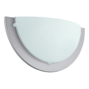 Eglo 181327 - Стенно осветително тяло ICEBERG 1xE27/60W/230V сребристо