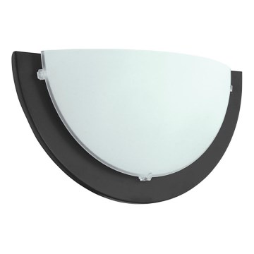 Eglo 181331 - Стенно осветително тяло ICEBERG 1xE27/60W/230V черно