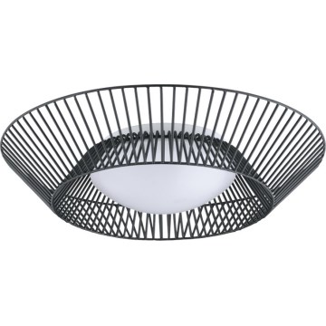 Eglo 200842 - LED таванно осветително тяло PIASTRE LED/8,2W/230V Ø 39 см черен