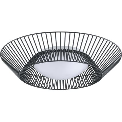 Eglo 200842 - LED таванно осветително тяло PIASTRE LED/8,2W/230V Ø 39 см черен