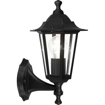 Eglo - Екстериорна Стенна лампа 1xE27/60W черна