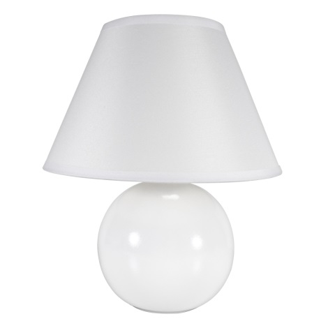 Eglo 23873 - Настолна лампа TINA 1xE14/40W/230V бяла