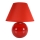 Eglo 23876 - Настолна лампа TINA 1xE14/40W/230V червена