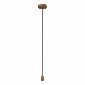 Eglo 300172 - Пендел на кабел CURITIBA 1xE27/40W/230V кафяв