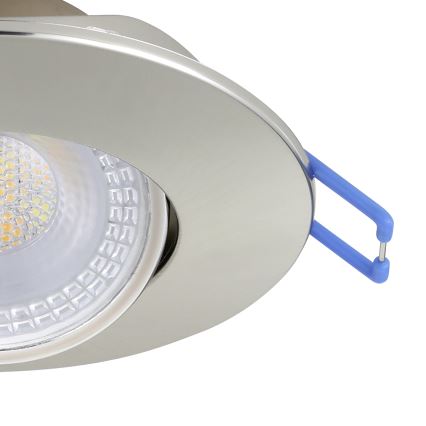 Eglo - Комплект от 5 вградени таванни LED осветителни тела LED/4,9W/230V 2700/4000/6500K, диаметър 9 см, матов хром