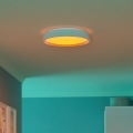 Eglo 300686 - LED RGBW Димируемо таванно осветително тяло MASSIGNANO-Z LED/18,5W/230V 2700-6500K Ø 40 см бяло + дистанционно управление