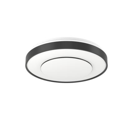 Eglo 300688 - LED RGBW димируемо таванно осветително тяло MONTERIGGIONI-Z LED/18,5W/230V 2700-6500K диаметър 38,4 см черно + дистанционно управление