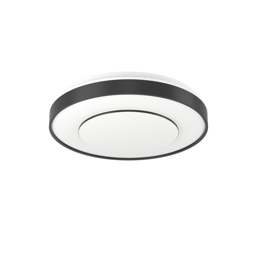 Eglo 300688 - LED RGBW димируемо таванно осветително тяло MONTERIGGIONI-Z LED/18,5W/230V 2700-6500K диаметър 38,4 см черно + дистанционно управление