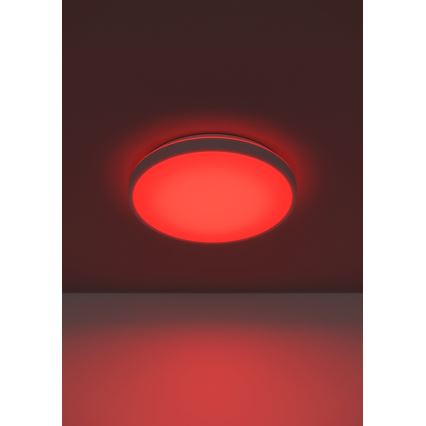 Eglo 300689 - LED RGBW Димируемо таванно осветително тяло MONTARELLINO-Z LED/18,5W/230V 2700-6500K Ø 38,7 cm бяло + дистанционно управление
