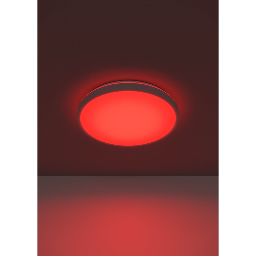 Eglo 300689 - LED RGBW Димируемо таванно осветително тяло MONTARELLINO-Z LED/18,5W/230V 2700-6500K Ø 38,7 cm бяло + дистанционно управление