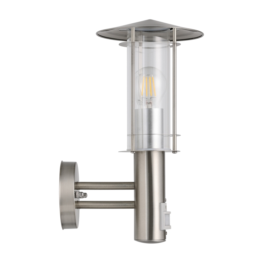 Eglo - Екстериорен аплик със сензор 1xE27/60W/230V IP44