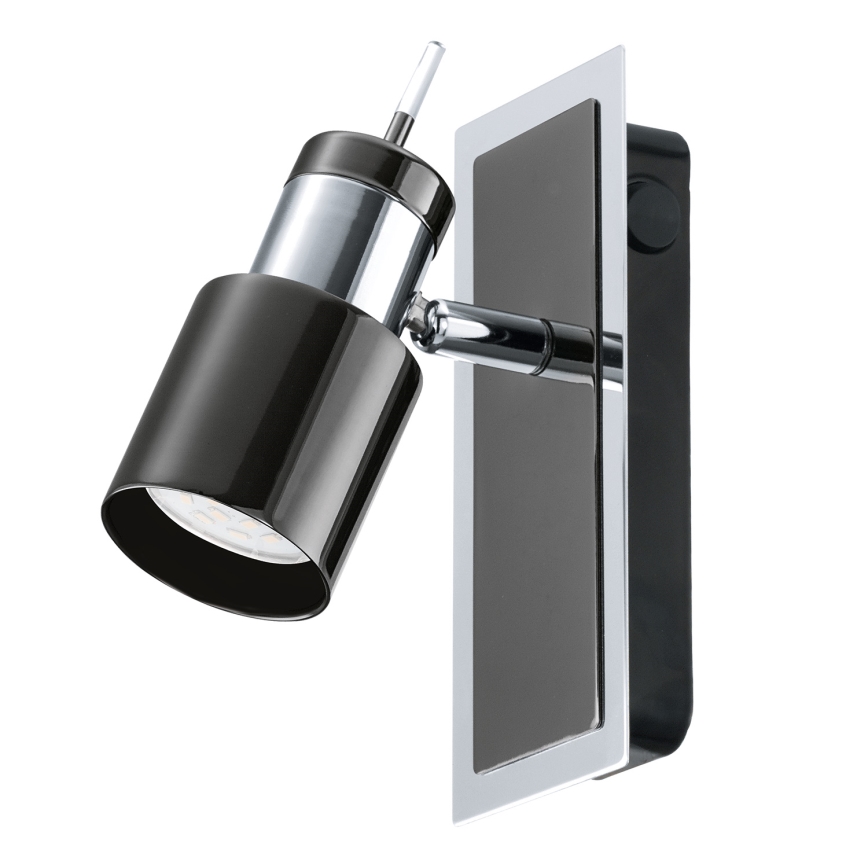 Eglo - LED Точково осветително тяло 1xGU10/5W/230V черен