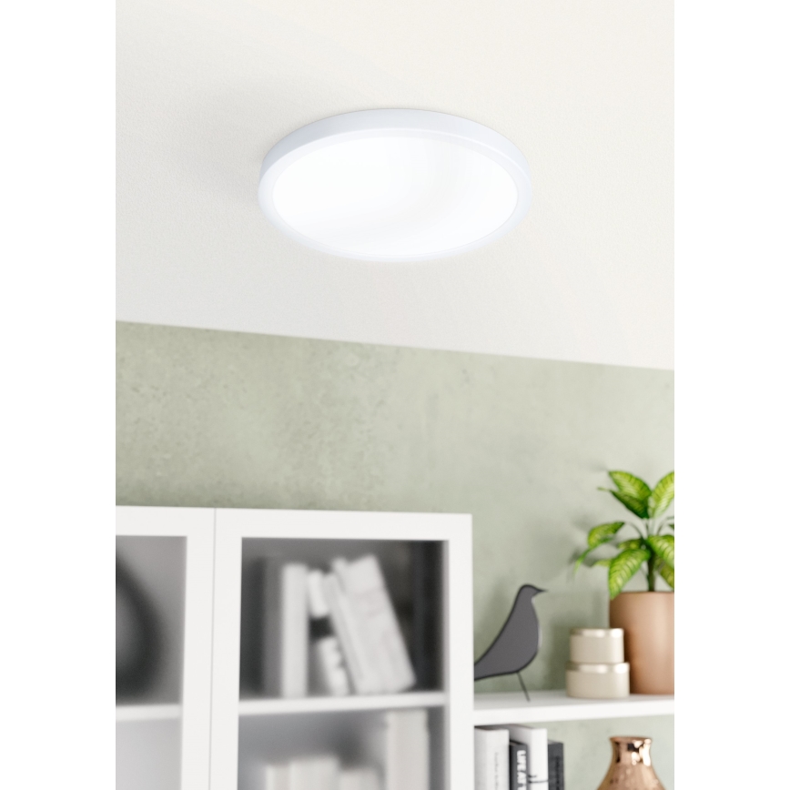Eglo - LED таванно осветително тяло за баня LED/20,5W/230V IP44 бяло Ø 28,5 cm