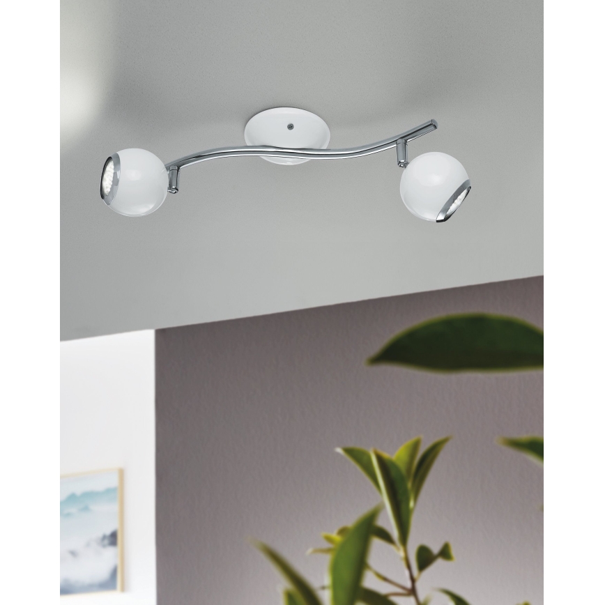 Eglo - LED Точково осветително тяло 2xGU10/3W LED