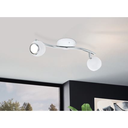 Eglo - LED Точково осветително тяло 2xGU10/3W LED