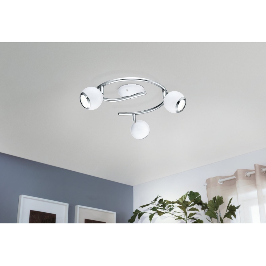 Eglo - LED Точково осветително тяло 3xGU10/3W LED