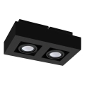 Eglo 31063 - LED спот MENDOZA 2xLED/4,7W/230V 3000K черен