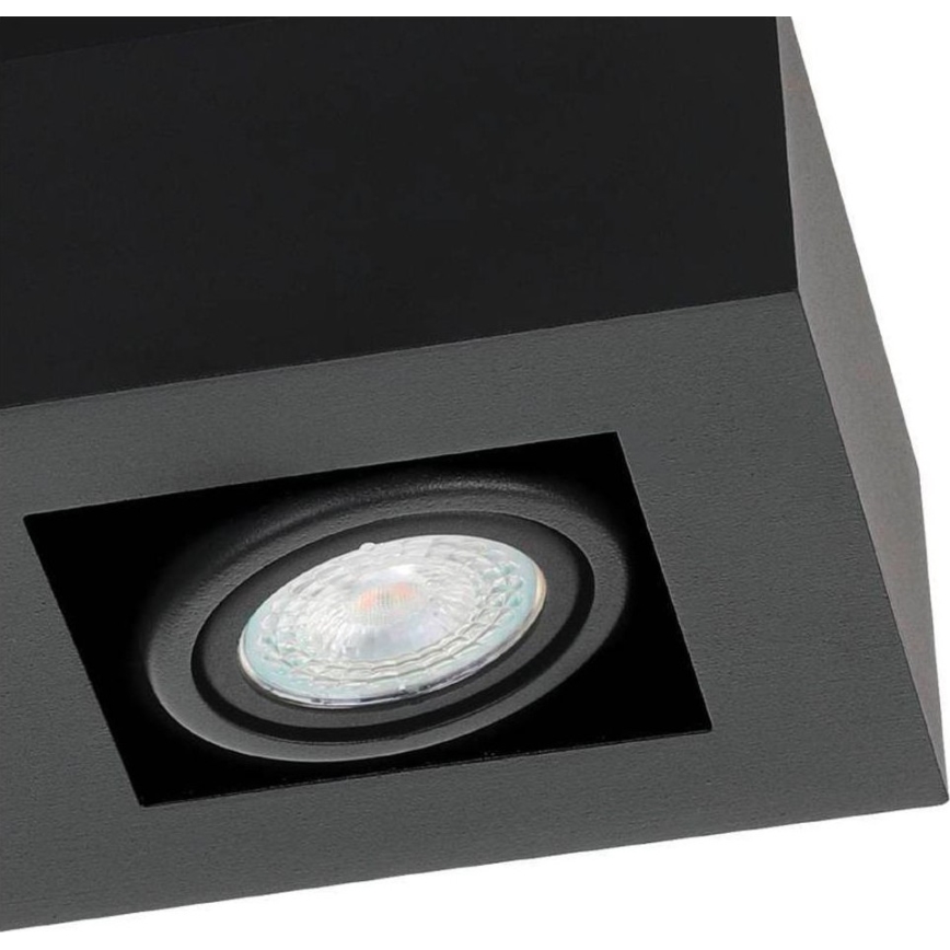 Eglo 31064 - LED точково осветително тяло MENDOZA 3xLED/4,7W/230V 3000K черно