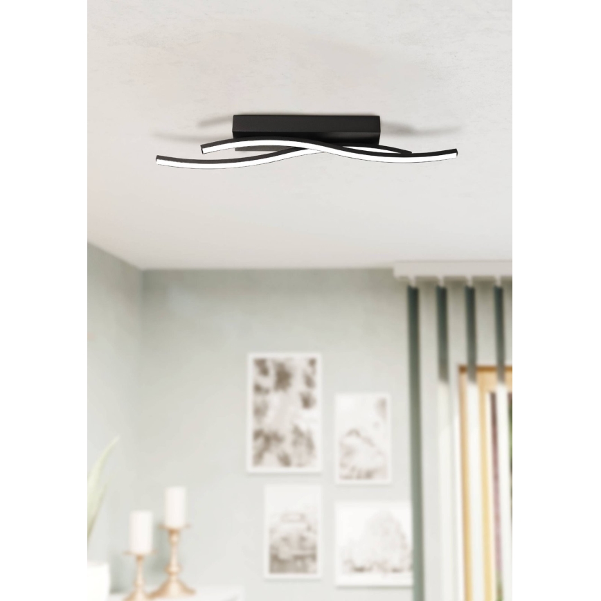 Eglo 31226 - LED Плафониера ALBORAYA LED/10,8W/230V 3000K черен