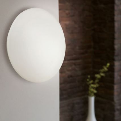 Eglo 31261 - LED Лампа за таван BARI 1 LED/18W/230V бяла опал стъкло