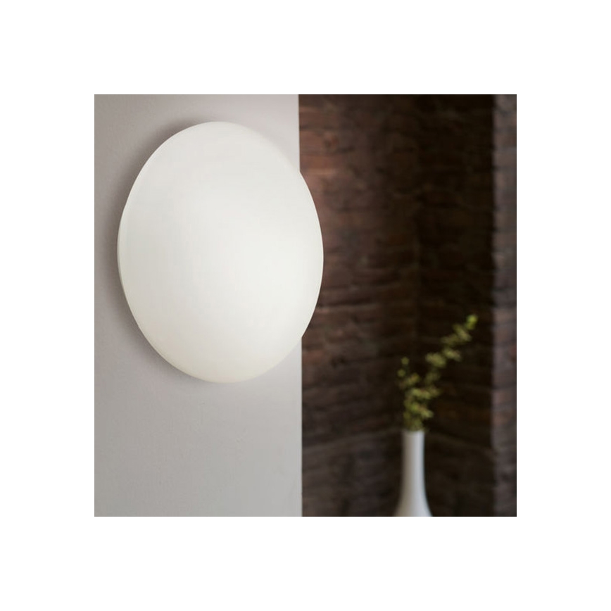 Eglo 31261 - LED Лампа за таван BARI 1 LED/18W/230V бяла опал стъкло