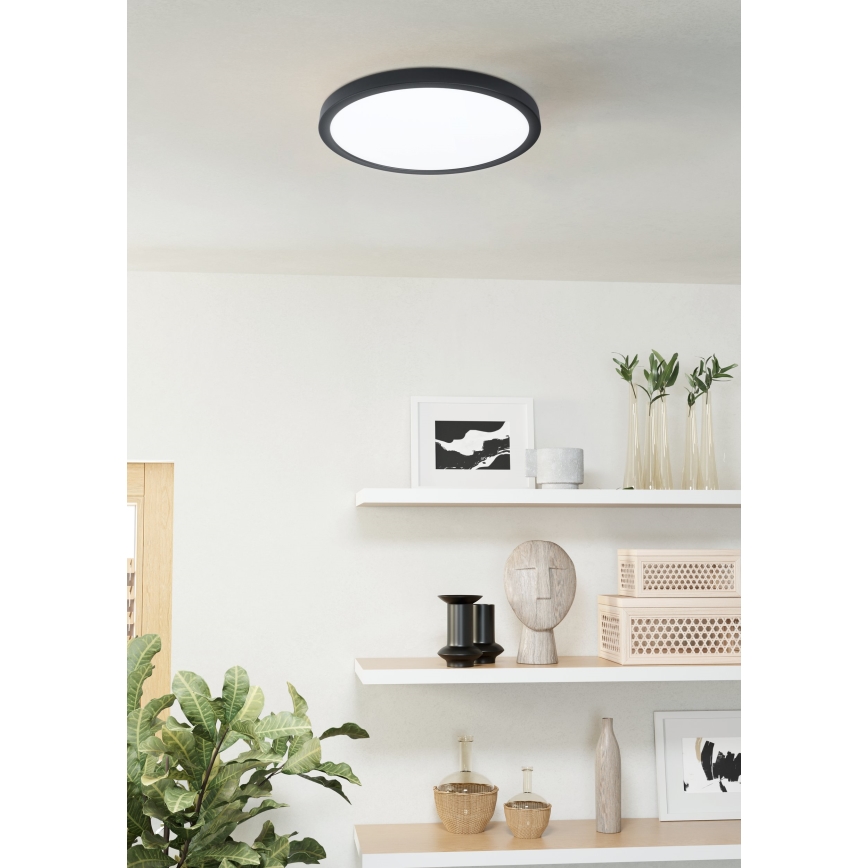 Eglo 31378 - LED Димируем плафон за баня ARGOLIS-Z LED/19,5W/230V 2700-6500K IP44 черен