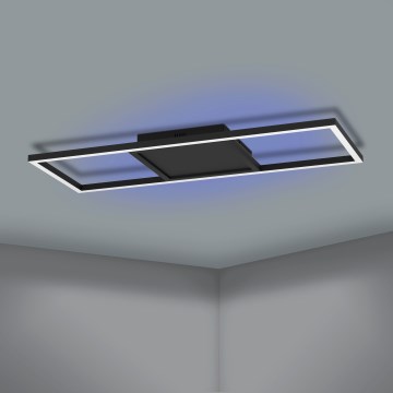 Eglo 31431 - LED RGBW Димируем плафон CALAGRANO-Z LED/21W/230V 3000-6500K черен