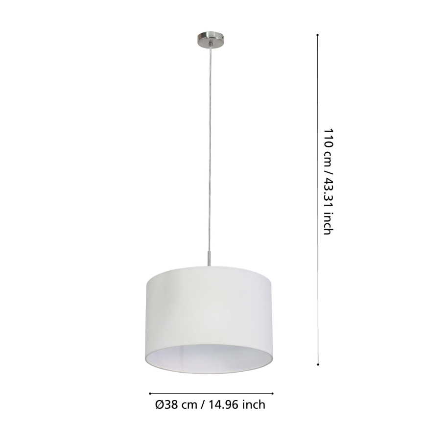 Eglo - Полилей на кабел 1xE27/60W/230V