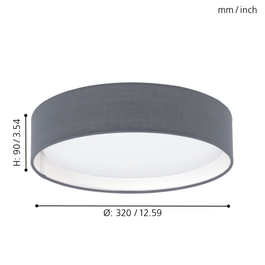 Eglo - LED Лампа за таван 1xLED/12W/230V