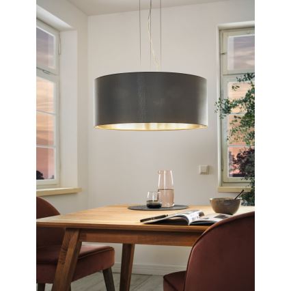 Eglo - Полилей с кабел 3xE27/60W/230V