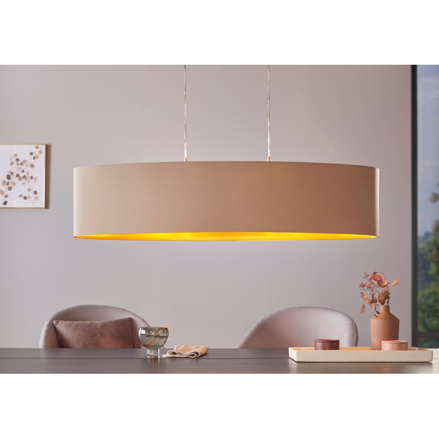 Eglo - Полилей на верижка 2xE27/60W/230V
