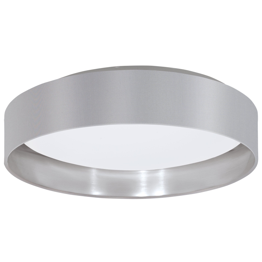 Eglo 31623 - LED таванно осветително тяло MASERLO LED/16W/230V 3000K диам. 40,5 cm сиво/сребристо