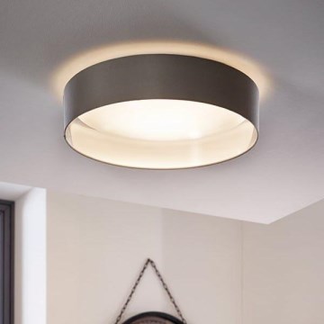 Eglo 31623 - LED таванно осветително тяло MASERLO LED/16W/230V 3000K диам. 40,5 cm сиво/сребристо