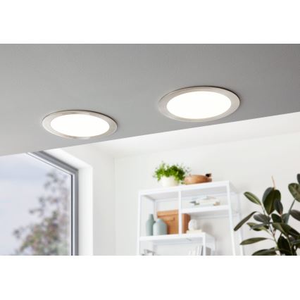 Eglo 31676 - вградено LED осветително тяло FUEVA 1 LED/18W/230V диам. 22,5 cm