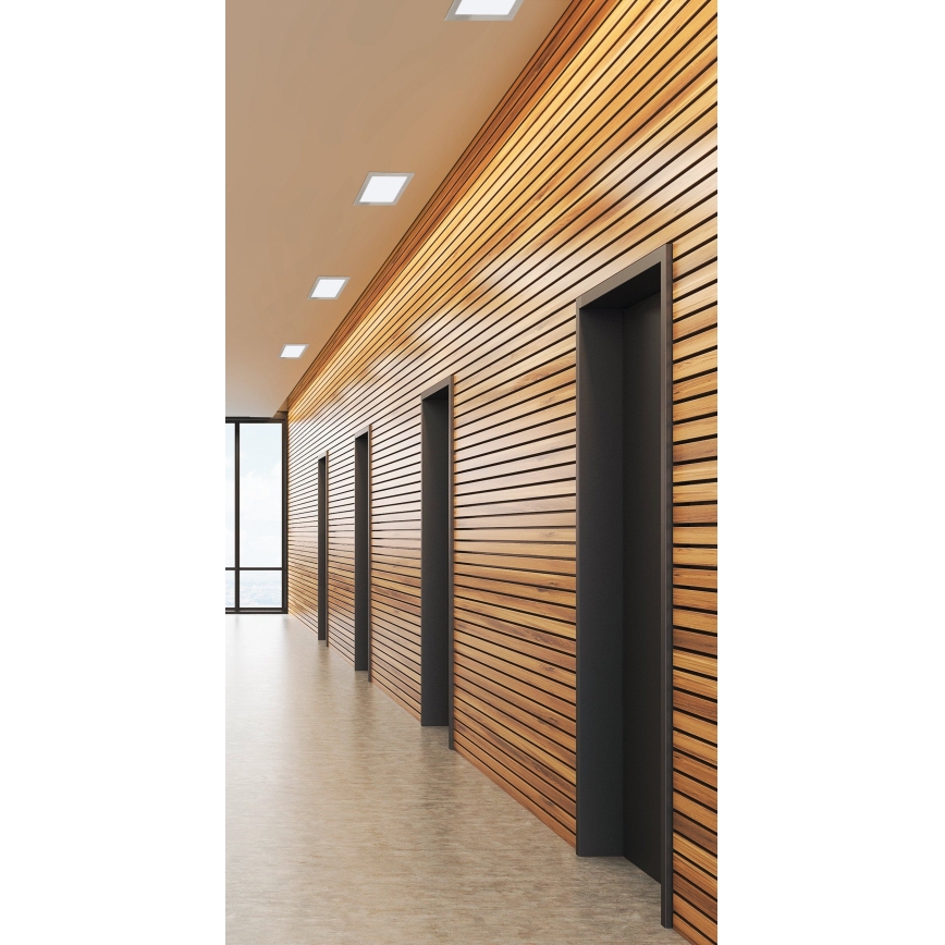 Eglo 31678 - LED вградено осветително тяло FUEVA 1 LED/18W/230V 22,5x22,5 cm