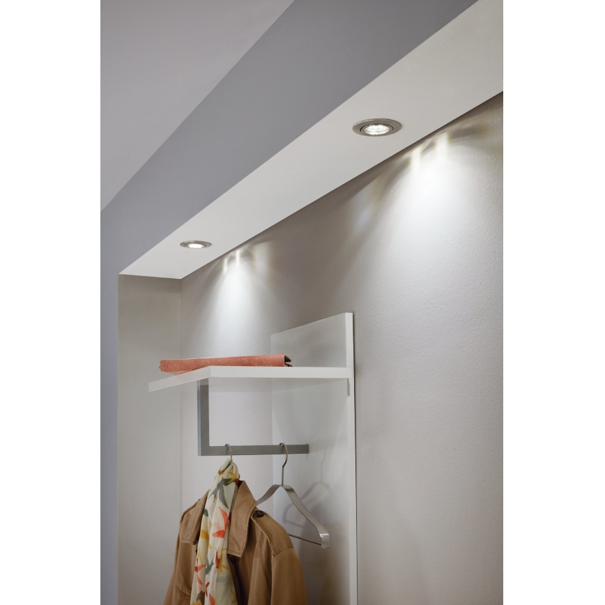 Eglo - Комплект от 3 LED вградени осветителни тела TEDO 1xGU10-LED/5W/230V