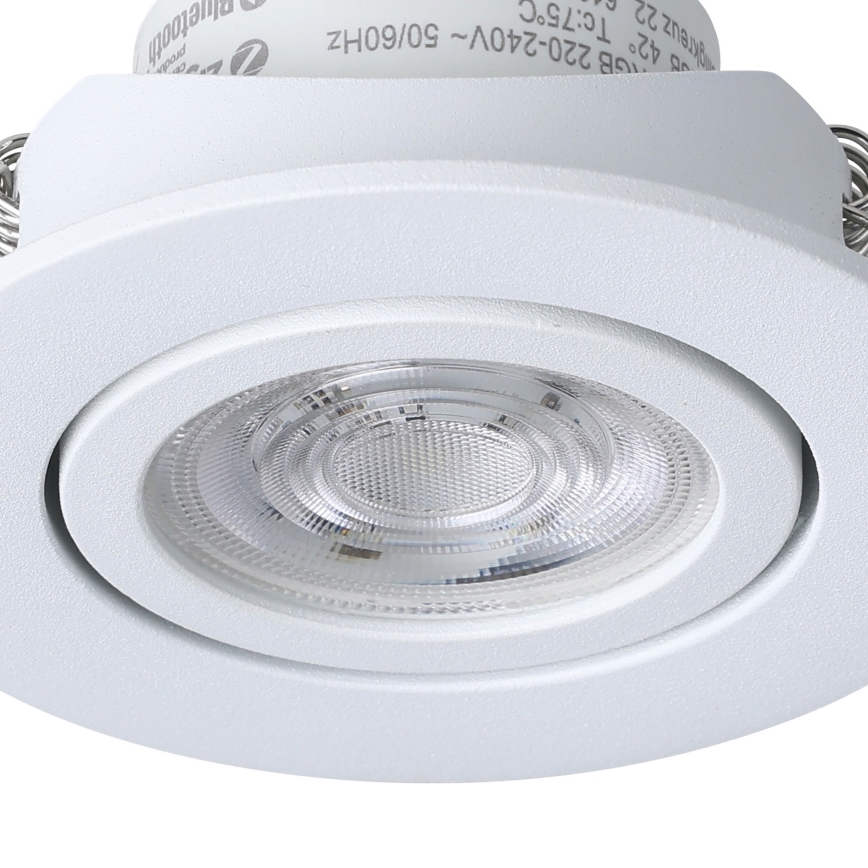 Eglo 31696 - LED RGBW Димируема лампа за вграждане SALICETO-Z LED/4,7W/230V 2700-6500K бял