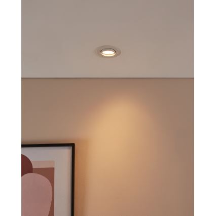 Eglo 31696 - LED RGBW Димируема лампа за вграждане SALICETO-Z LED/4,7W/230V 2700-6500K бял
