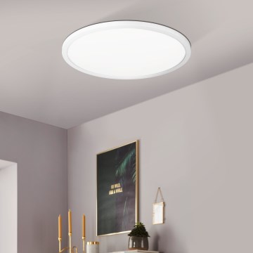 Eglo 31699 - LED RGBW Димируем плафон ROVITO-Z LED/16,5W/230V 2700-6500K бял